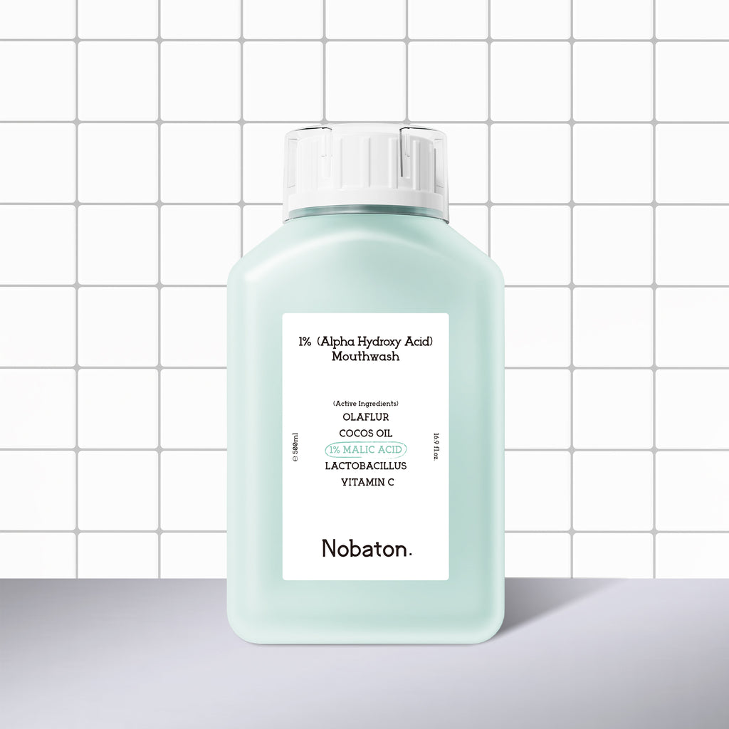 น้ำยาบ้วนปากกรดผลไม้ (AHA) 1%（500ml/16.9 fl oz）
