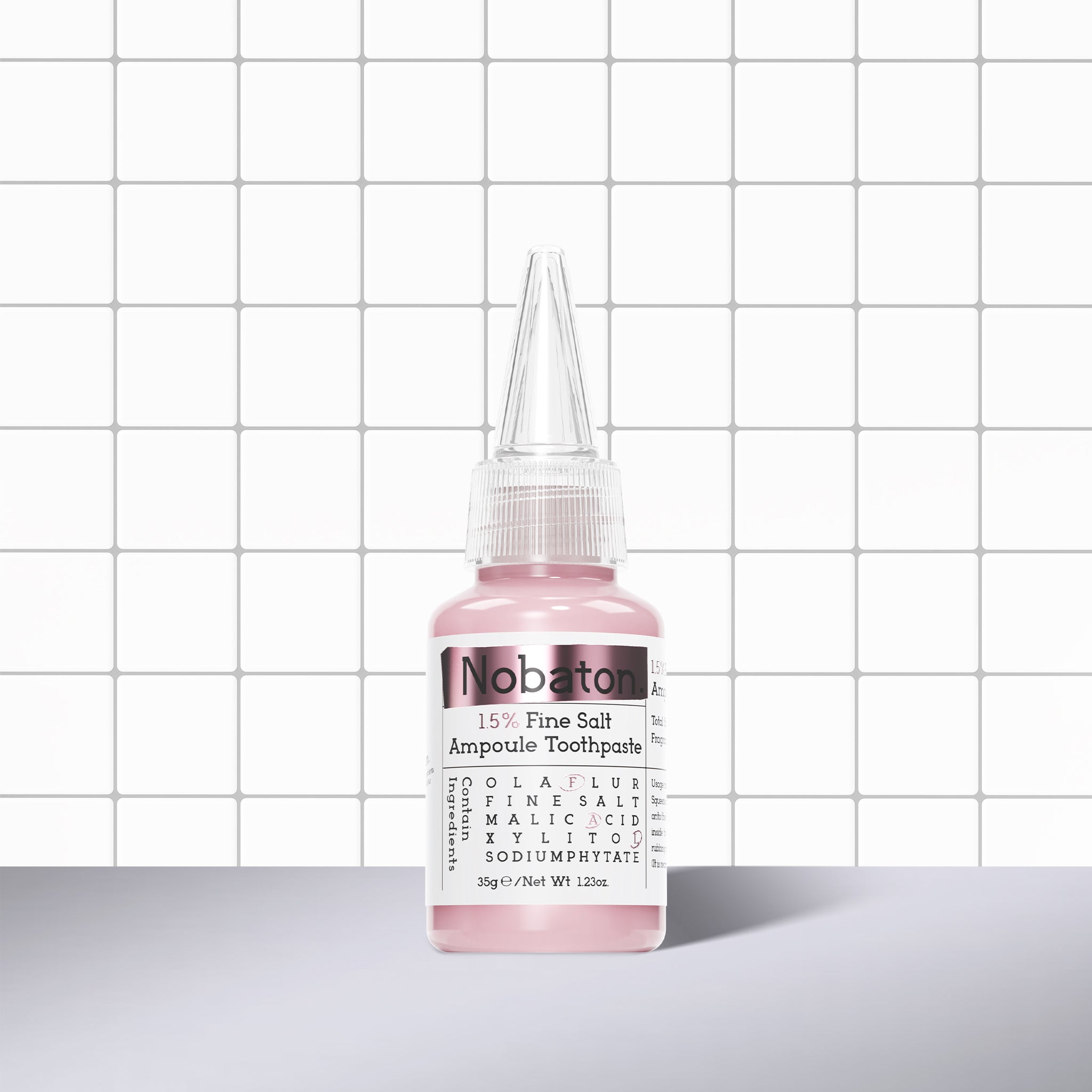 ยาสีฟันแอมพูลเกลือละเอียด 1.5%（35g / 1.23 oz ×3）