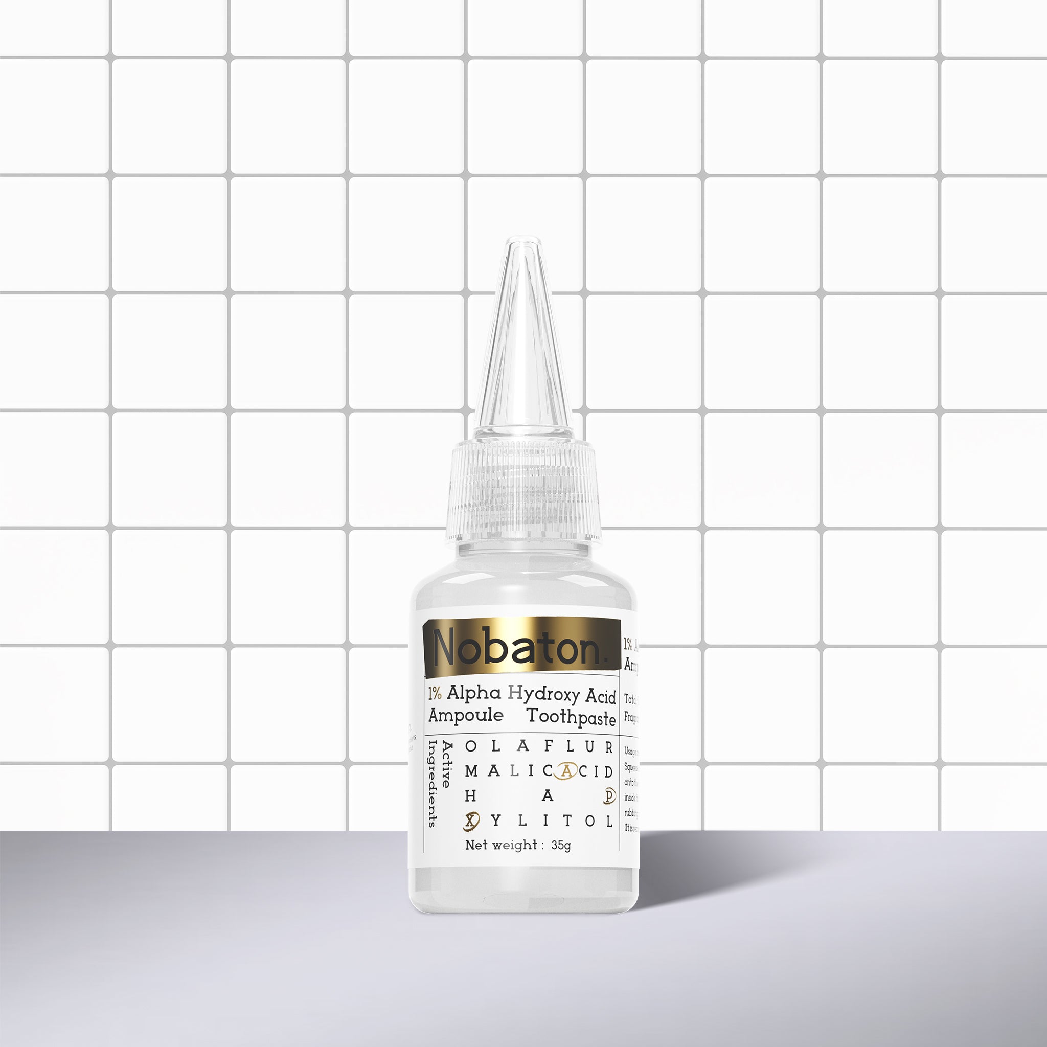ยาสีฟันแอมพูลกรดผลไม้ (AHA) 1%（35g/1.23 oz ×3 ）