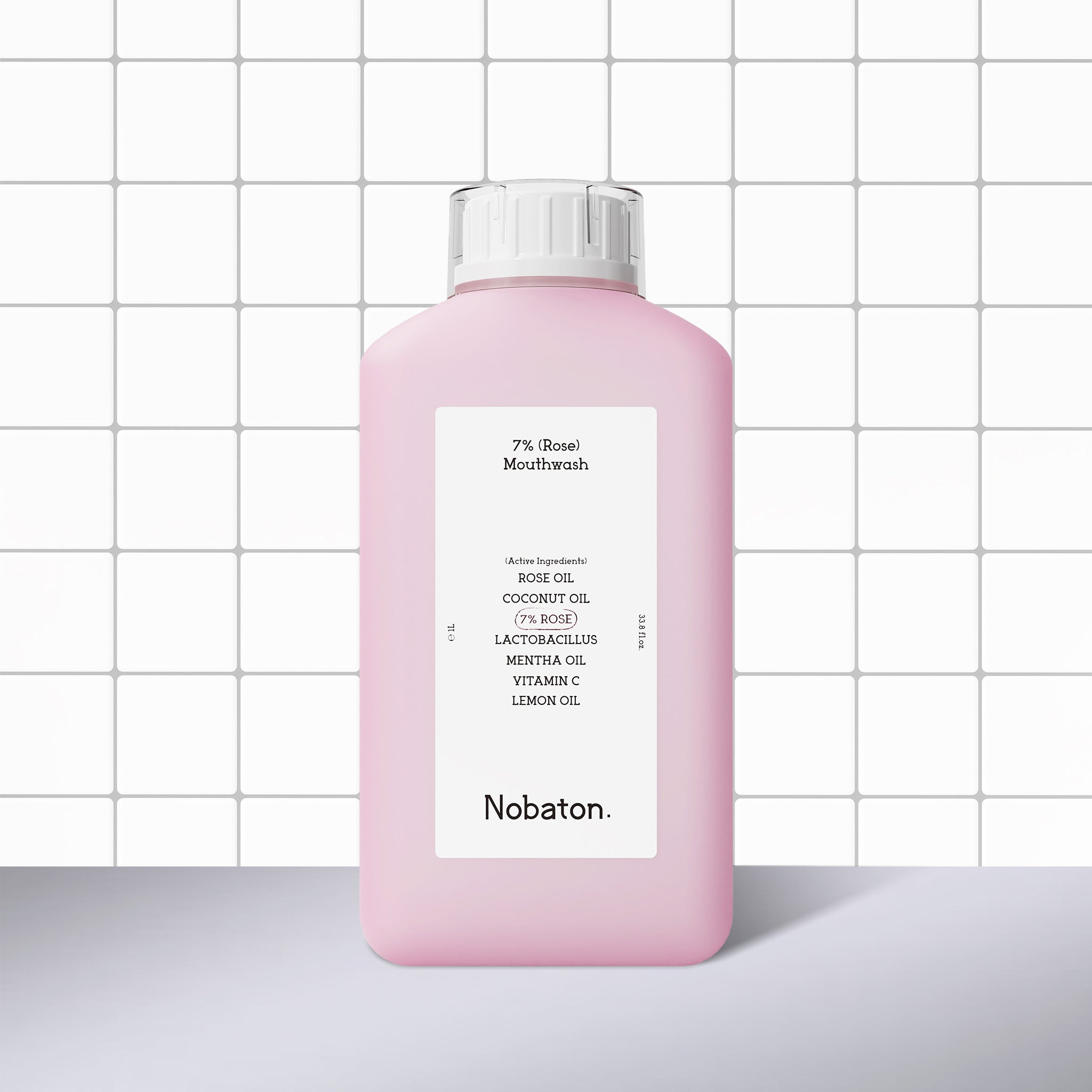 น้ำยาบ้วนปากกุหลาบ 7%（1000ml/16.9 fl oz）