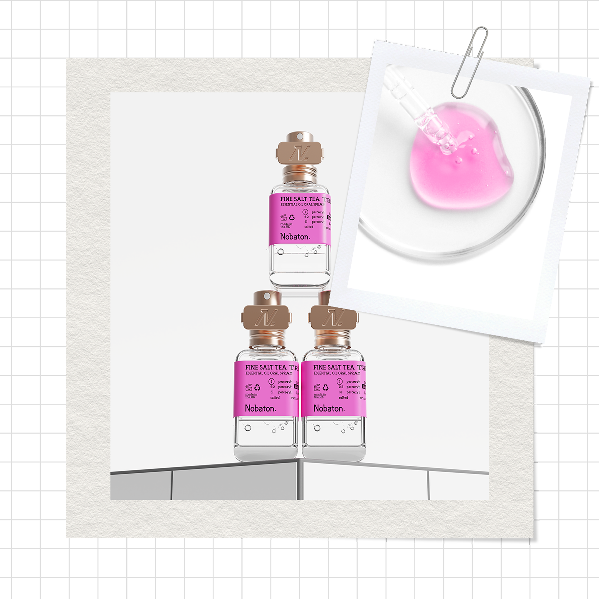สเปรย์ช่องปากเกลือละเอียด & ทีทรี（12ml / 0.4 fl oz）
